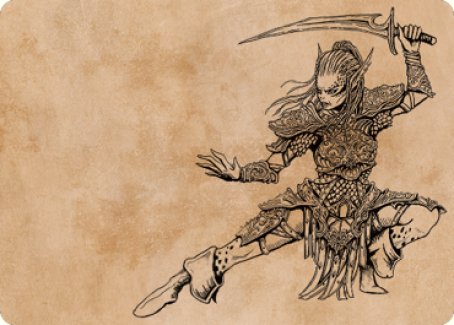 Lae'zel, Vlaakith's Champion Art Card [Commander Legends: Battle for Baldur's Gate Art Series] | Mega City Incorporated