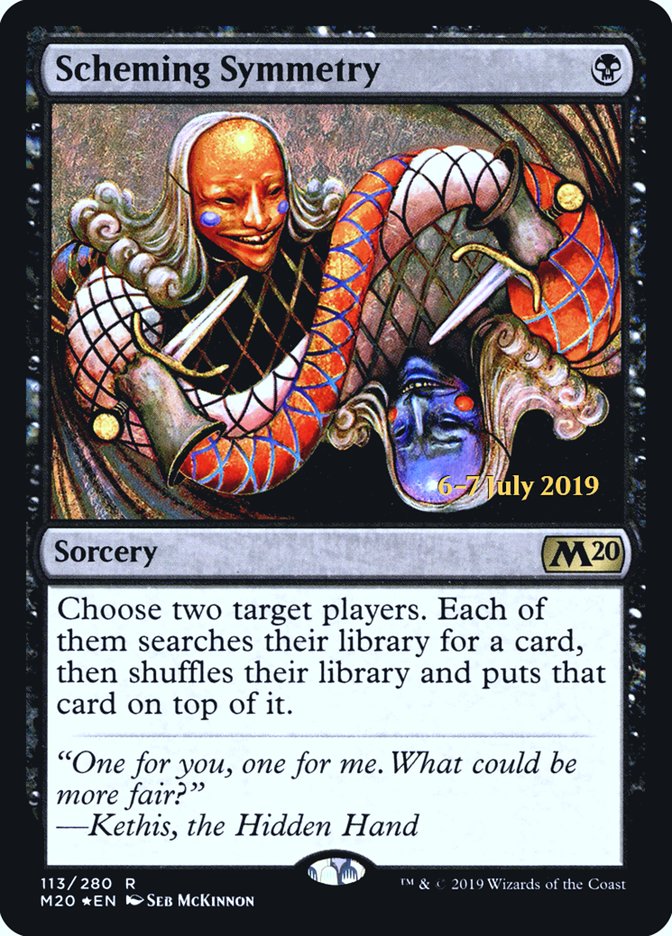 Scheming Symmetry  [Core Set 2020 Prerelease Promos] | Mega City Incorporated