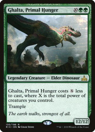 Ghalta, Primal Hunger [Rivals of Ixalan Promos] | Mega City Incorporated