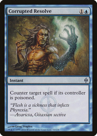 Corrupted Resolve [New Phyrexia] | Mega City Incorporated