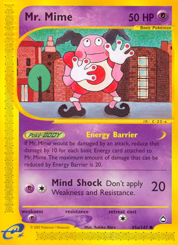 Mr. Mime (95a/147) [Aquapolis] | Mega City Incorporated