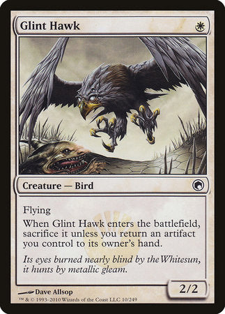 Glint Hawk [Scars of Mirrodin] | Mega City Incorporated