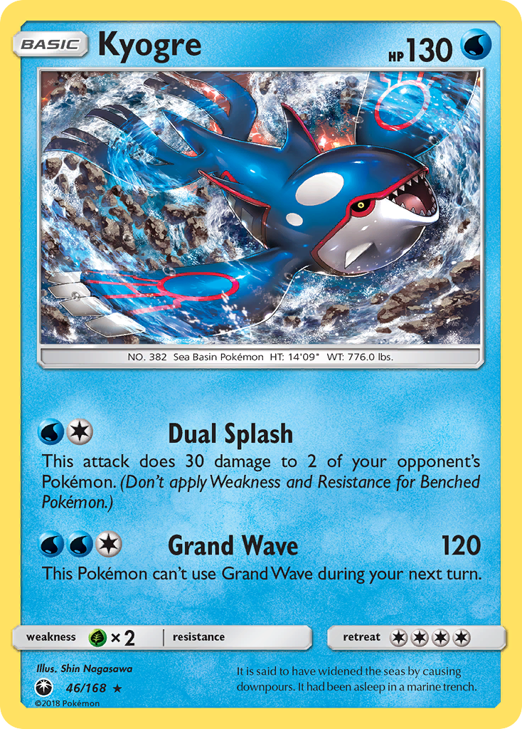 Kyogre (46/168) [Sun & Moon: Celestial Storm] | Mega City Incorporated