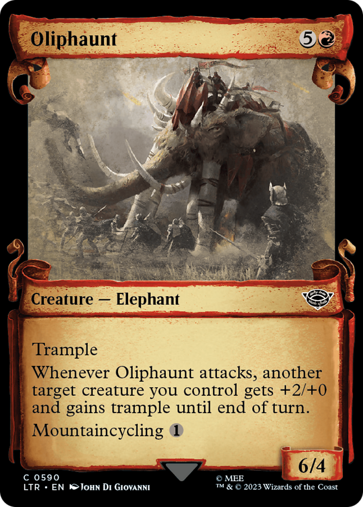 Oliphaunt [The Lord of the Rings: Tales of Middle-Earth Showcase Scrolls] | Mega City Incorporated