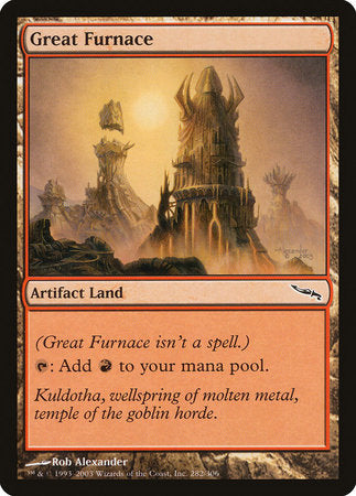 Great Furnace [Mirrodin] | Mega City Incorporated