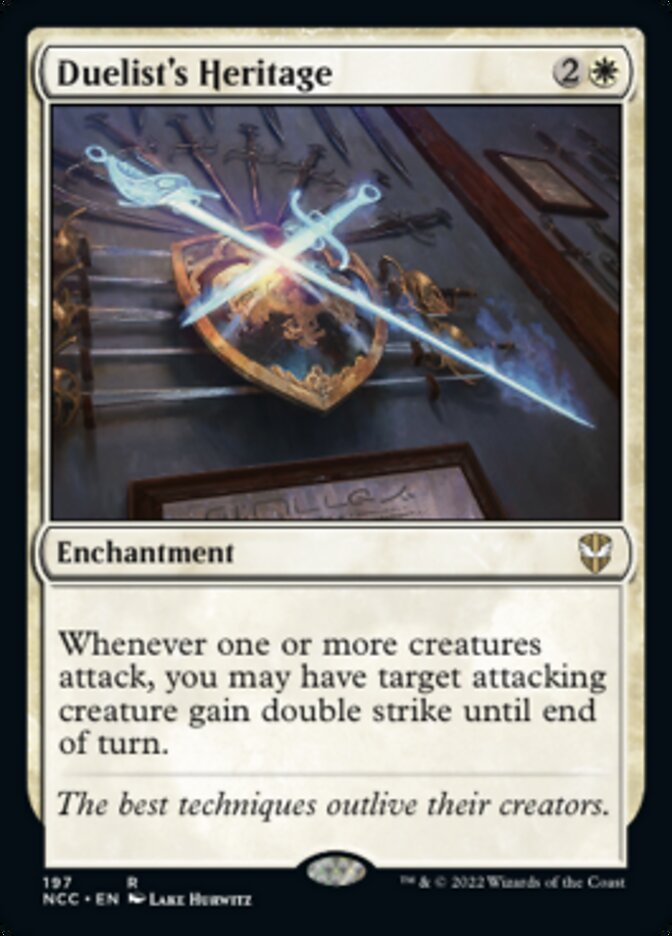 Duelist's Heritage [Streets of New Capenna Commander] | Mega City Incorporated
