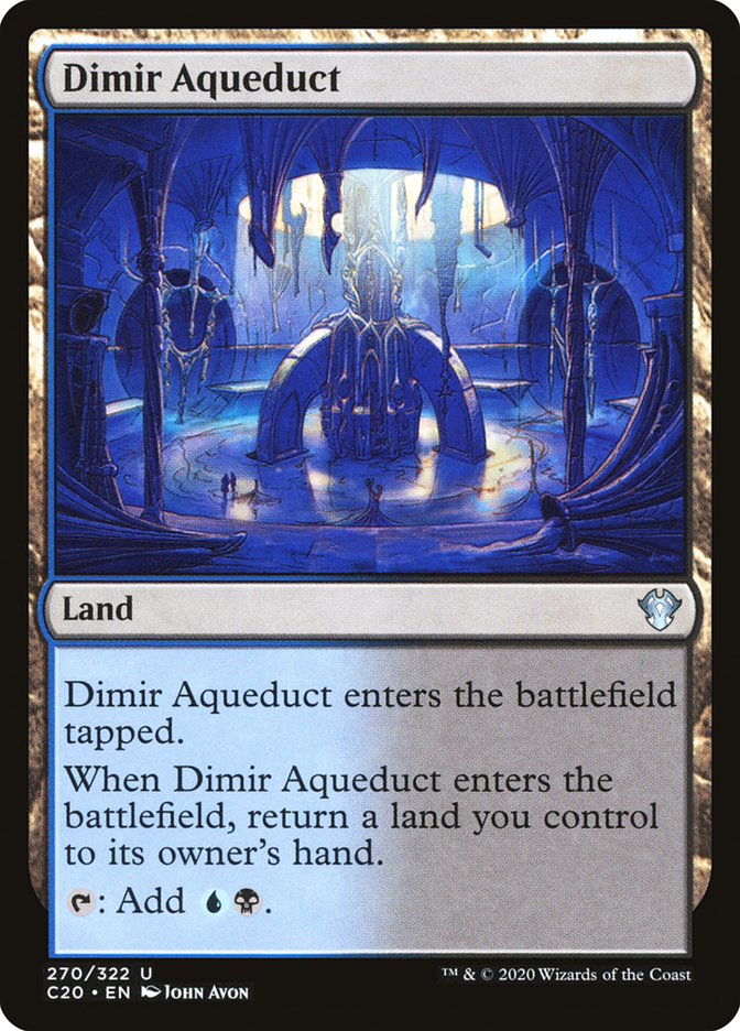 Dimir Aqueduct [Commander 2020] | Mega City Incorporated