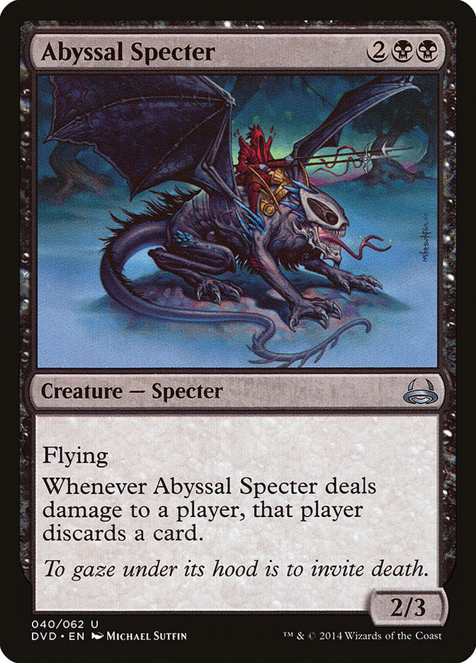 Abyssal Specter (Divine vs. Demonic) [Duel Decks Anthology] | Mega City Incorporated