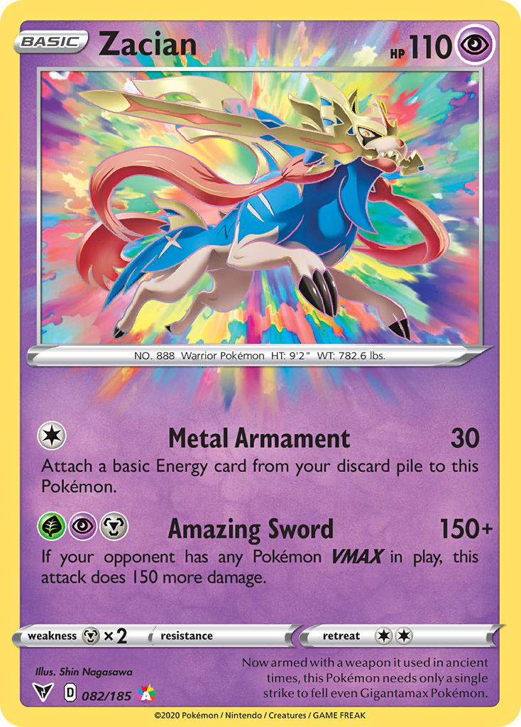 Zacian (082/185) [Sword & Shield: Vivid Voltage] | Mega City Incorporated