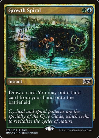 Growth Spiral [Ravnica Allegiance Promos] | Mega City Incorporated