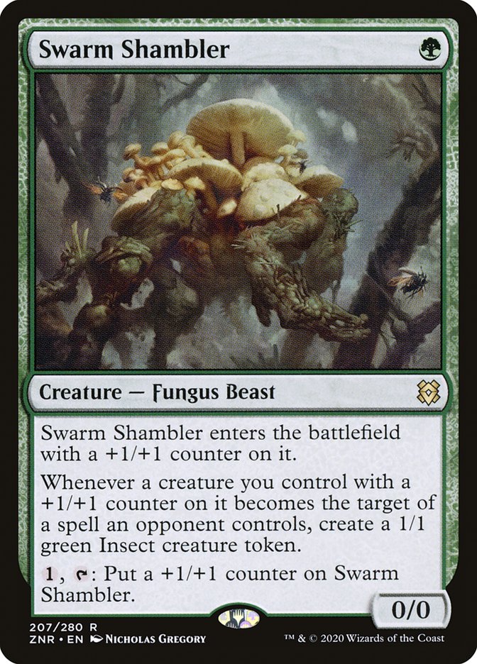 Swarm Shambler [Zendikar Rising] | Mega City Incorporated