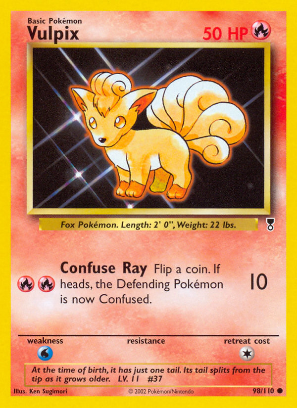 Vulpix (98/110) [Legendary Collection] | Mega City Incorporated