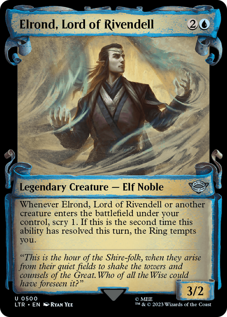 Elrond, Lord of Rivendell [The Lord of the Rings: Tales of Middle-Earth Showcase Scrolls] | Mega City Incorporated