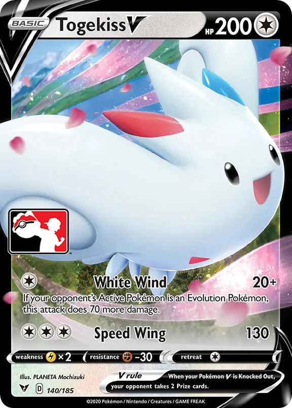 Togekiss V (140/185) [Prize Pack Series One] | Mega City Incorporated