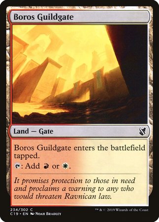 Boros Guildgate [Commander 2019] | Mega City Incorporated