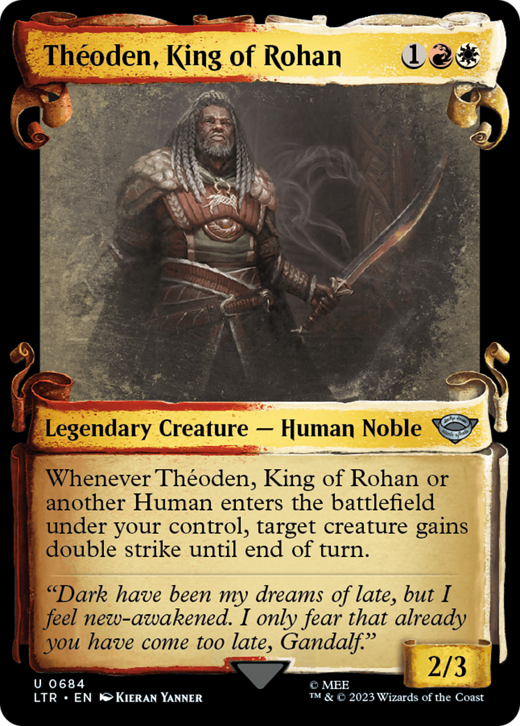 Theoden, King of Rohan [The Lord of the Rings: Tales of Middle-Earth Showcase Scrolls] | Mega City Incorporated