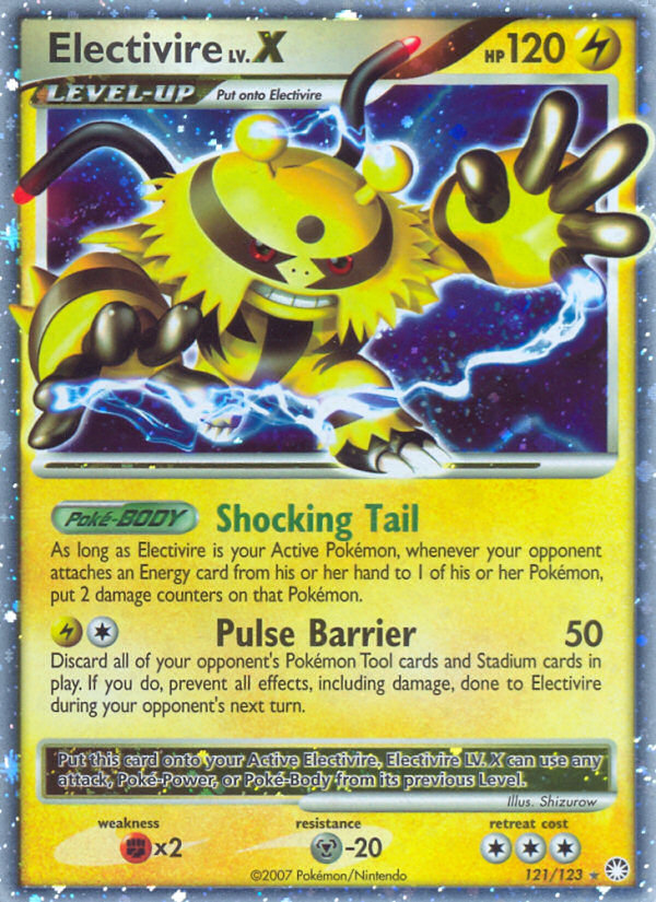 Electivire LV.X (121/123) [Diamond & Pearl: Mysterious Treasures] | Mega City Incorporated