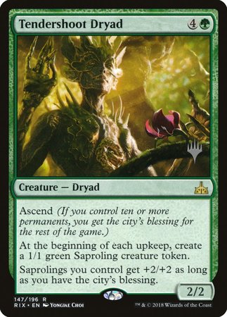 Tendershoot Dryad [Rivals of Ixalan Promos] | Mega City Incorporated