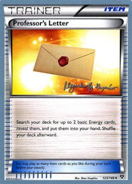 Professor's Letter (123/146) (Primal Groudon - Alejandro Ng-Guzman) [World Championships 2015] | Mega City Incorporated