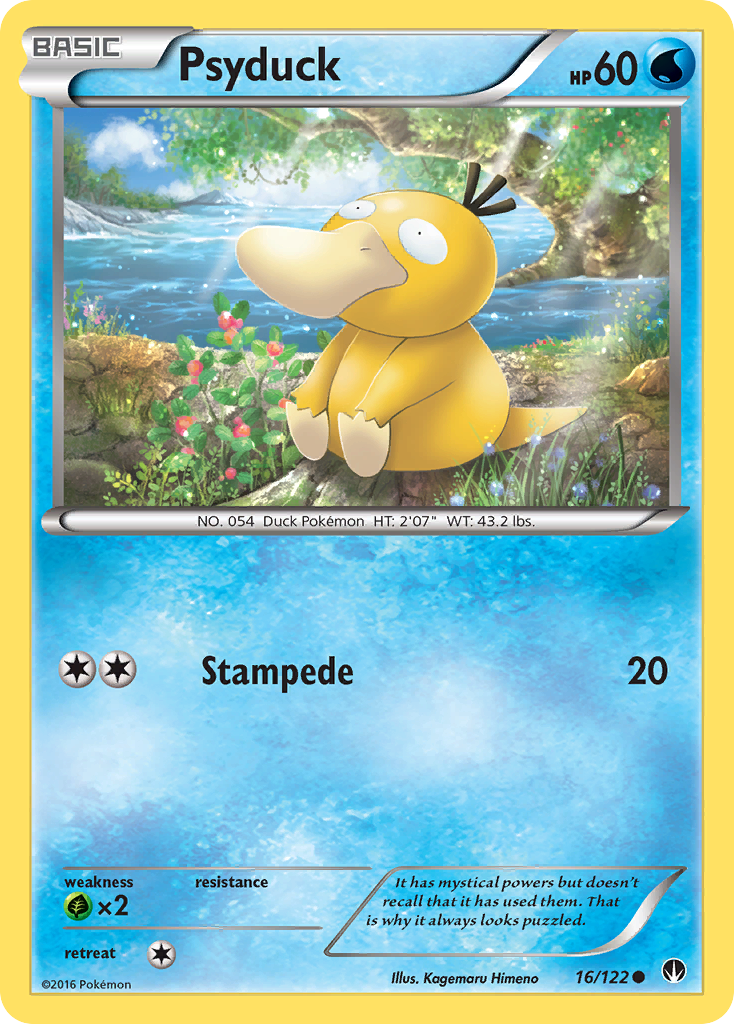 Psyduck (16/122) [XY: BREAKpoint] | Mega City Incorporated