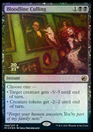 Bloodline Culling [Innistrad: Midnight Hunt Prerelease Promos] | Mega City Incorporated