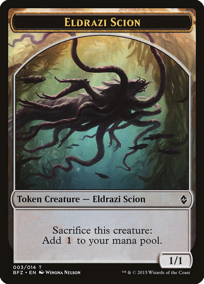 Eldrazi Scion (003/014) [Battle for Zendikar Tokens] | Mega City Incorporated
