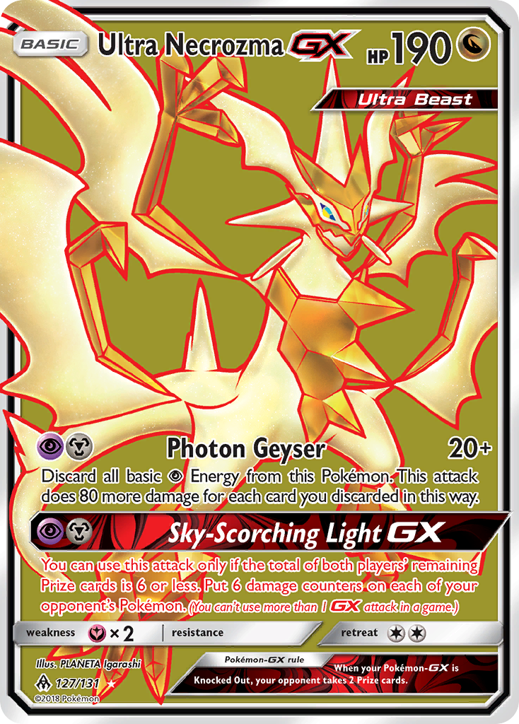 Ultra Necrozma GX (127/131) [Sun & Moon: Forbidden Light] | Mega City Incorporated