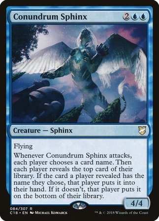 Conundrum Sphinx [Commander 2018] | Mega City Incorporated