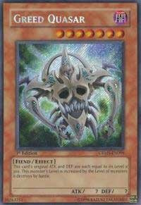 Greed Quasar [CRMS-EN098] Secret Rare | Mega City Incorporated