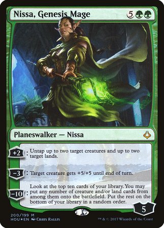Nissa, Genesis Mage [Hour of Devastation] | Mega City Incorporated