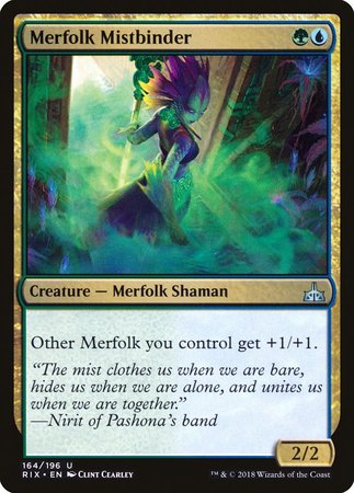 Merfolk Mistbinder [Rivals of Ixalan] | Mega City Incorporated