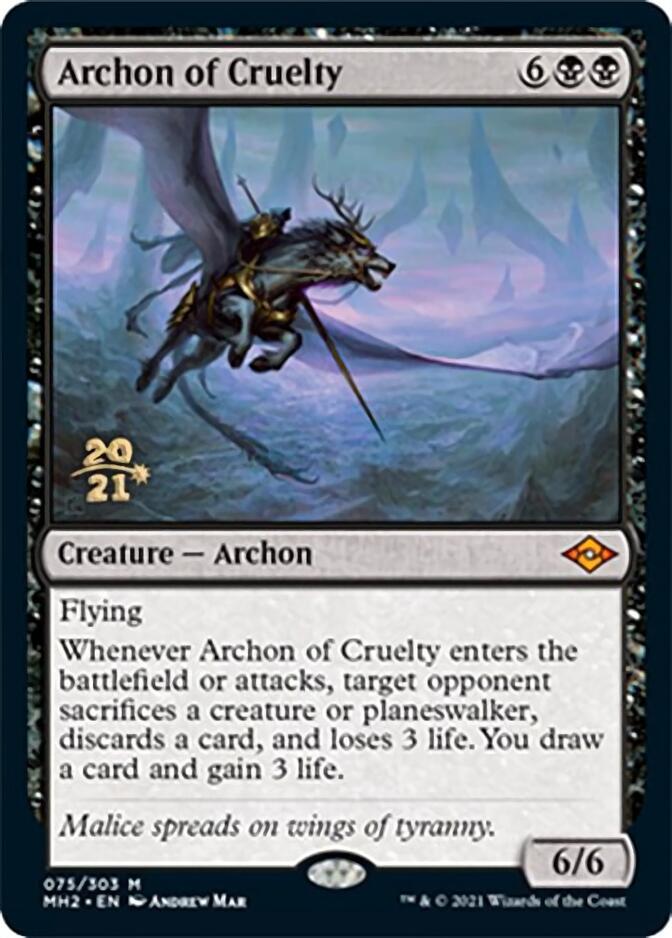 Archon of Cruelty [Modern Horizons 2 Prerelease Promos] | Mega City Incorporated