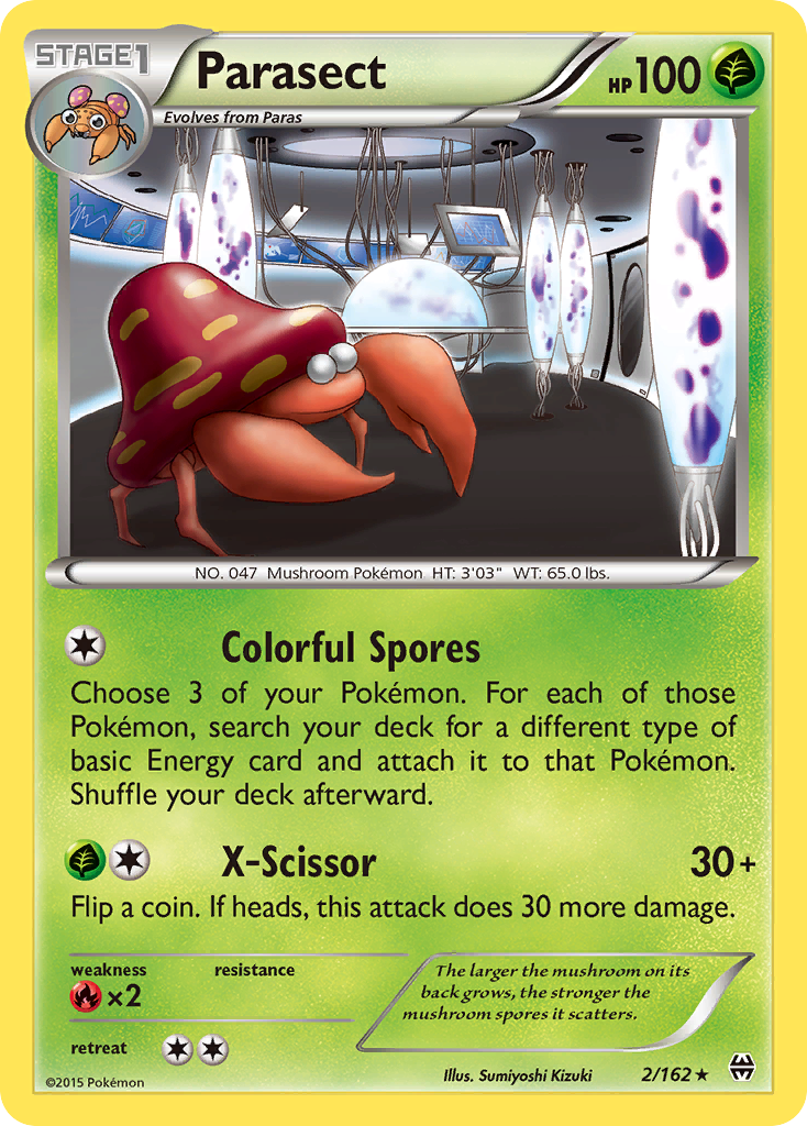 Parasect (2/162) [XY: BREAKthrough] | Mega City Incorporated