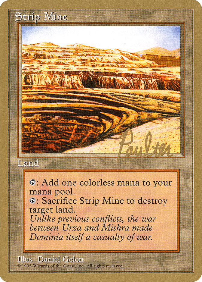 Strip Mine (Preston Poulter) [Pro Tour Collector Set] | Mega City Incorporated