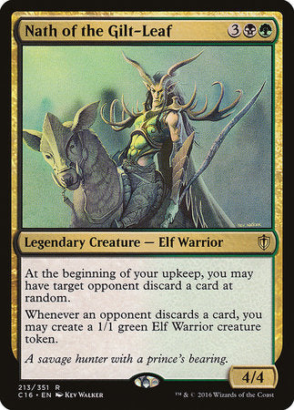 Nath of the Gilt-Leaf [Commander 2016] | Mega City Incorporated