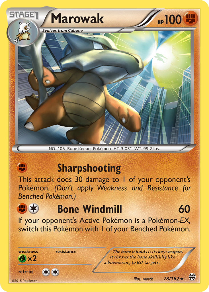 Marowak (78/162) [XY: BREAKthrough] | Mega City Incorporated