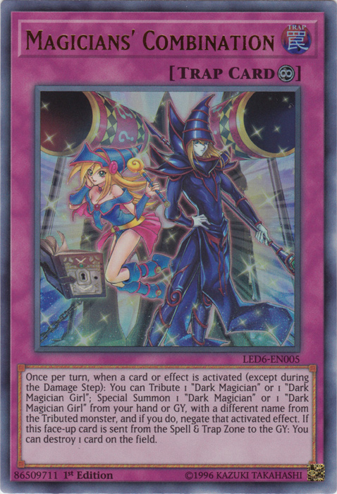 Magicians' Combination [LED6-EN005] Ultra Rare | Mega City Incorporated