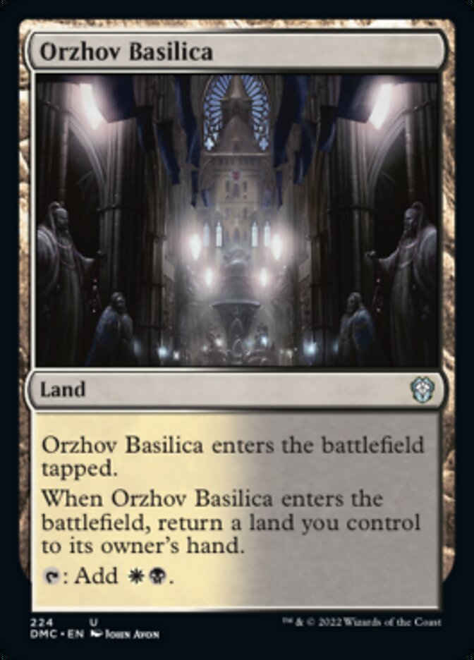 Orzhov Basilica [Dominaria United Commander] | Mega City Incorporated