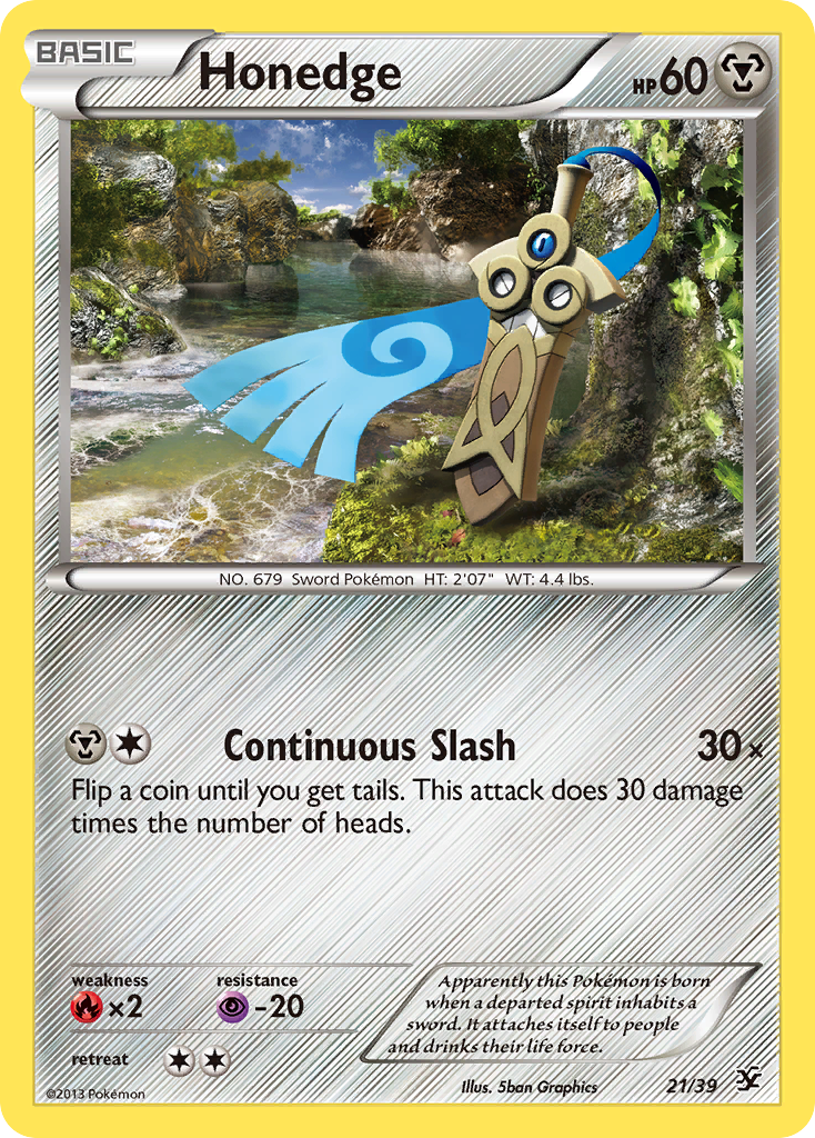 Honedge (21/39) [XY: Kalos Starter Set] | Mega City Incorporated