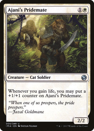 Ajani's Pridemate [Iconic Masters] | Mega City Incorporated