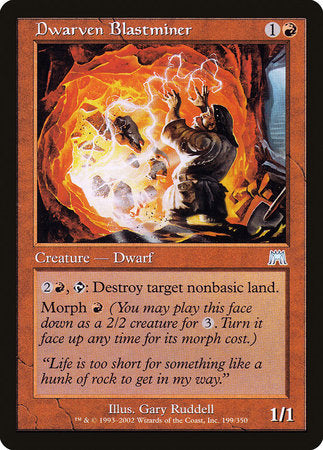 Dwarven Blastminer [Onslaught] | Mega City Incorporated