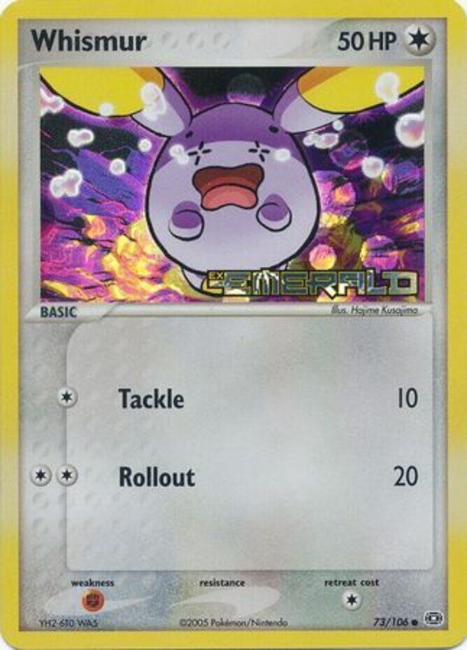 Whismur (73/106) (Stamped) [EX: Emerald] | Mega City Incorporated