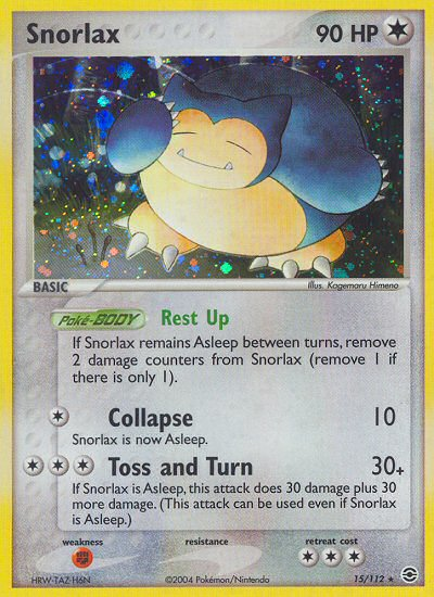 Snorlax (15/112) [EX: FireRed & LeafGreen] | Mega City Incorporated