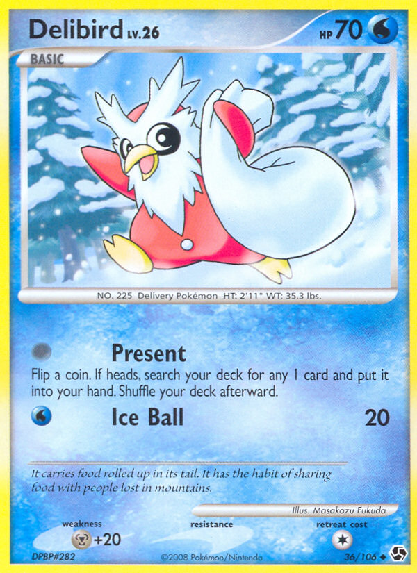 Delibird (36/106) [Diamond & Pearl: Great Encounters] | Mega City Incorporated