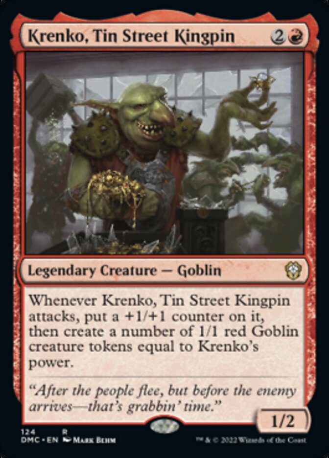 Krenko, Tin Street Kingpin [Dominaria United Commander] | Mega City Incorporated