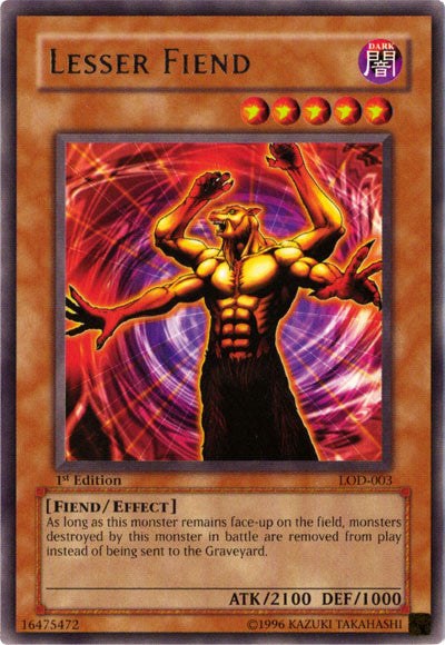 Lesser Fiend [LOD-003] Rare | Mega City Incorporated