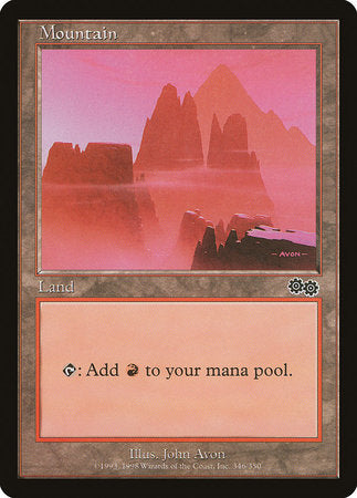 Mountain (346) [Urza's Saga] | Mega City Incorporated