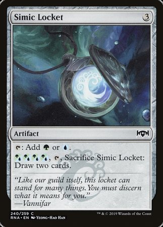 Simic Locket [Ravnica Allegiance] | Mega City Incorporated