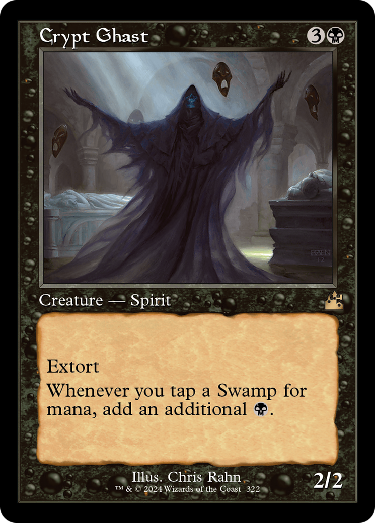 Crypt Ghast (Retro Frame) [Ravnica Remastered] | Mega City Incorporated