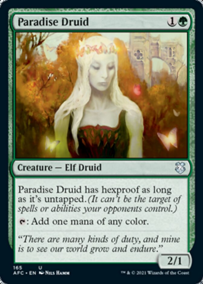 Paradise Druid [Dungeons & Dragons: Adventures in the Forgotten Realms Commander] | Mega City Incorporated